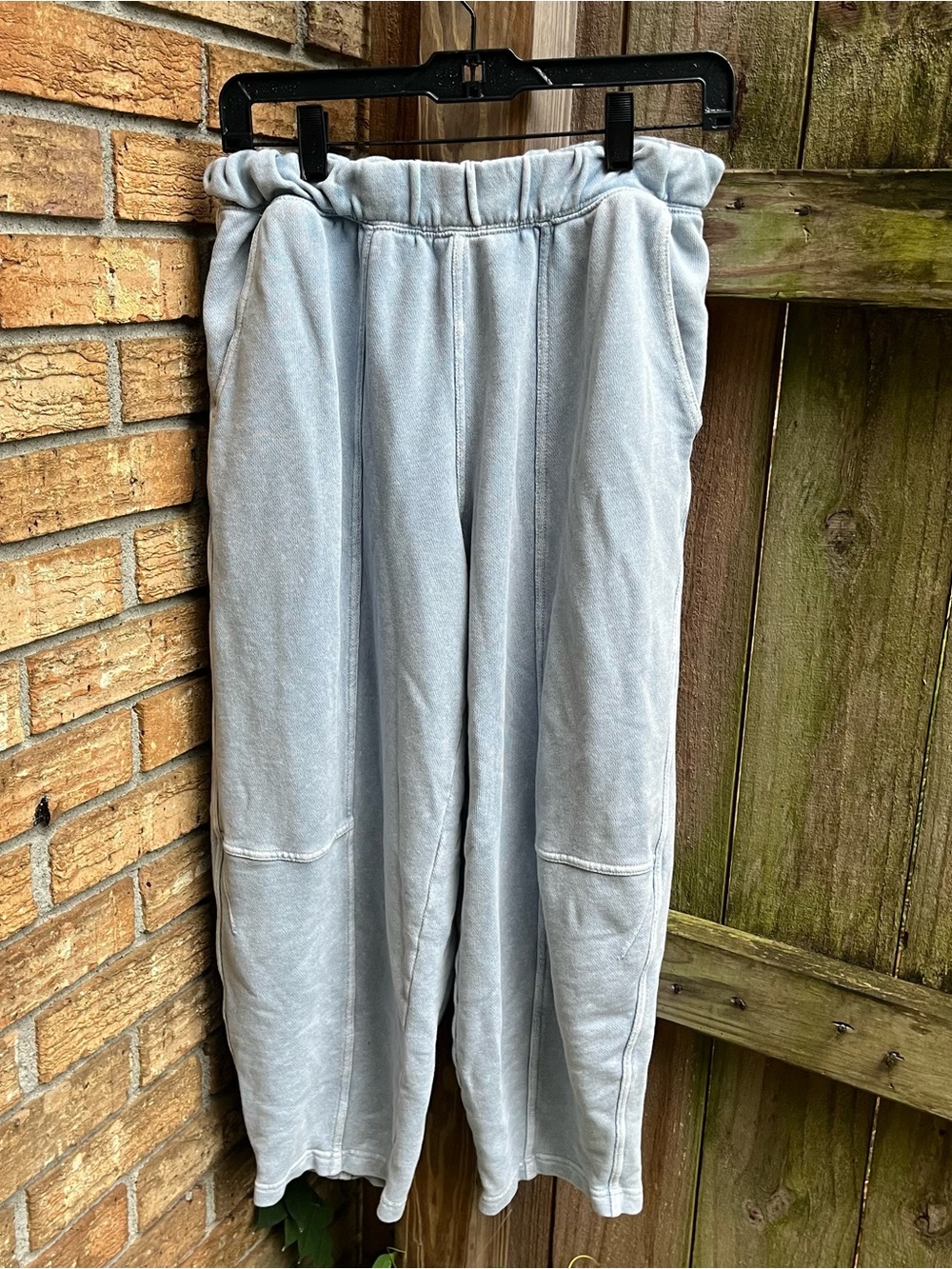 Aerie Light Blue Barrel Leg Sweatpants